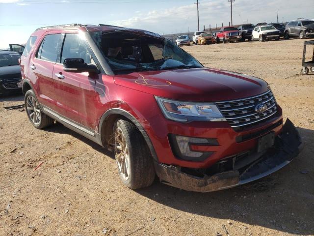 FORD EXPLORER L 2017 with VIN 1FM5K7F87HGC34107 - Photo from auction