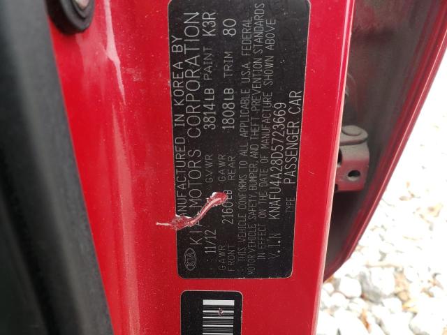 Photo 10 from auction – 2013 KIA FORTE EX with VIN KNAFU4A28D5723669