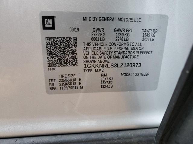 Photo 10 from auction – 2020 GMC ACADIA SLE with VIN 1GKKNRLS3LZ120973