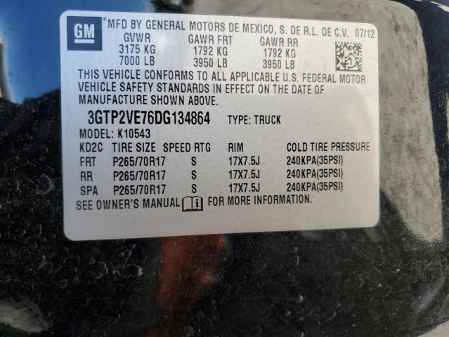 Photo 10 from auction – 2013 GMC SIERRA K15 with VIN 3GTP2VE76DG134864
