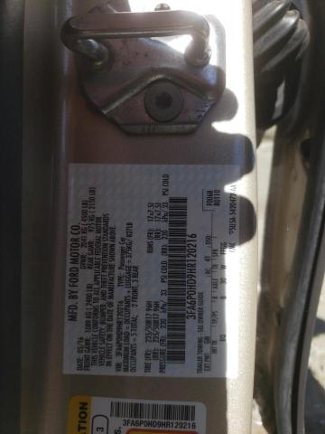 Photo 10 from auction – 2017 FORD FUSION SE with VIN 3FA6P0HD9HR120216