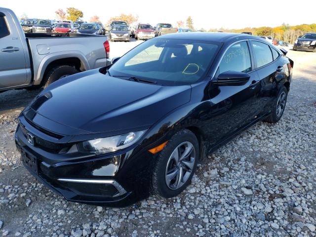 Photo 2 from auction – 2019 HONDA CIVIC LX with VIN 2HGFC2F67KH565113