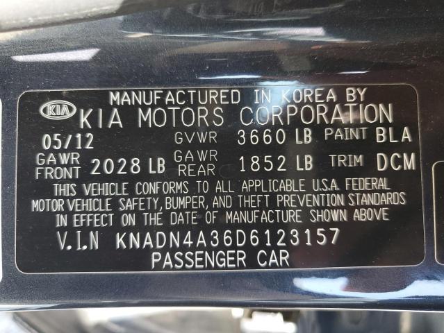 Photo 10 from auction – 2013 KIA RIO EX with VIN KNADN4A36D6123157