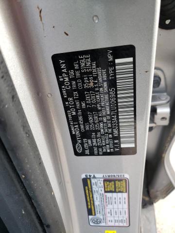 Photo 10 from auction – 2020 HYUNDAI TUCSON LIM with VIN KM8J33A47LU106985