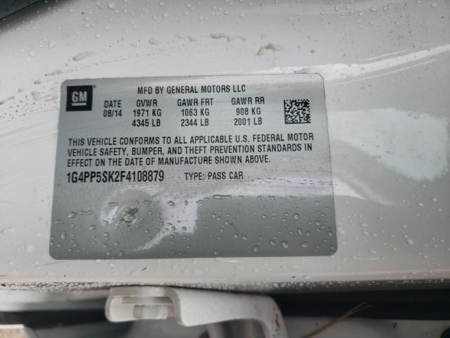 Photo 10 from auction – 2015 BUICK VERANO with VIN 1G4PP5SK2F4108879