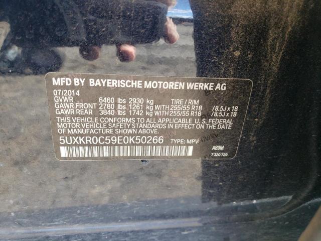 Photo 10 from auction – 2014 BMW X5 XDRIVE3 with VIN 5UXKR0C59E0K50266