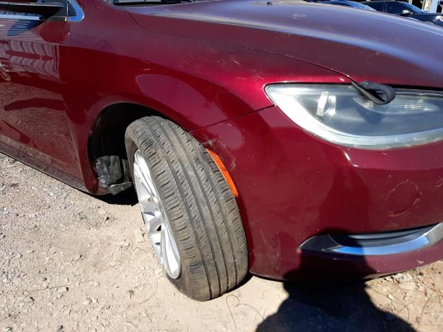 Photo 9 from auction – 2015 CHRYSLER 200 LIMITE with VIN 1C3CCCAB4FN578429