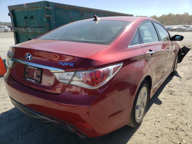 Photo 4 from auction – 2011 HYUNDAI SONATA HYB with VIN KMHEC4A4XBA017953