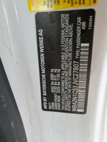 Photo 10 from auction – 2018 BMW M240I with VIN WBA2N1C51JVC27807