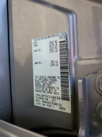 Photo 10 from auction – 2012 NISSAN ALTIMA BAS with VIN 1N4AL2AP7CN554636