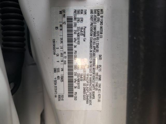 Photo 10 from auction – 2015 FORD FOCUS ST with VIN 1FADP3L92FL294569