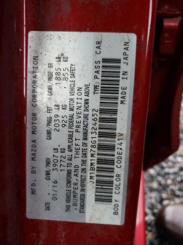 Photo 10 from auction – 2016 MAZDA 3 TOURING with VIN JM1BM1M78G1324652