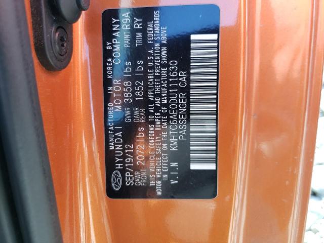 Photo 10 from auction – 2013 HYUNDAI VELOSTER T with VIN KMHTC6AE0DU111630