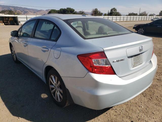 Photo 3 from auction – 2012 HONDA CIVIC EXL with VIN 19XFB2F95CE337359