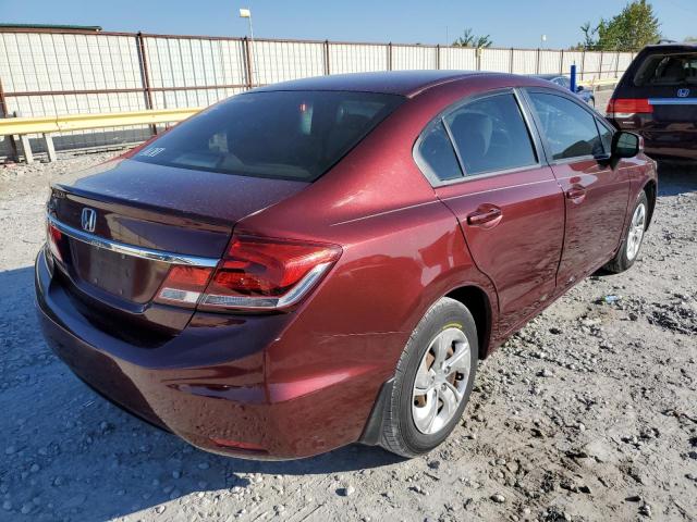 Photo 4 from auction – 2013 HONDA CIVIC LX with VIN 2HGFB2F50DH507535