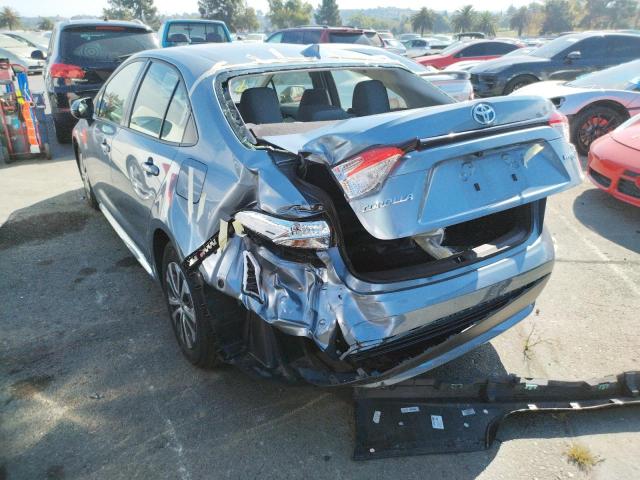 Photo 3 from auction – 2021 TOYOTA COROLLA LE with VIN JTDEAMDE4MJ030442