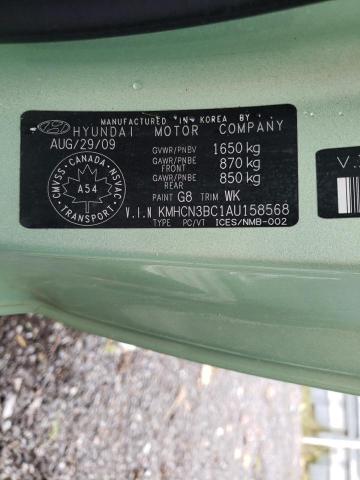 Photo 10 from auction – 2010 HYUNDAI ACCENT SE with VIN KMHCN3BC1AU158568