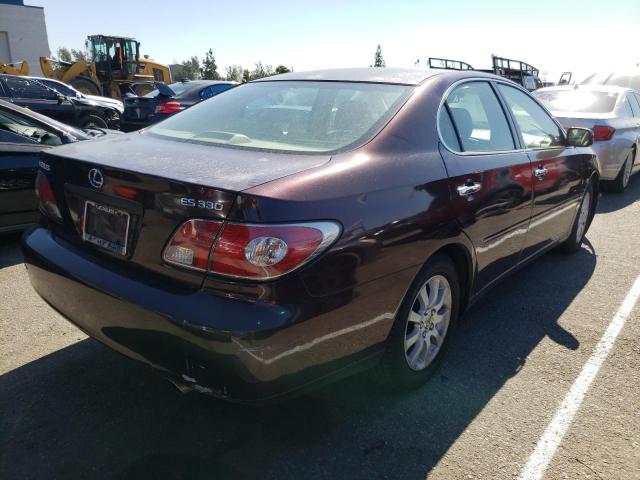 Photo 4 from auction – 2004 LEXUS ES 330 with VIN JTHBA30G540004232