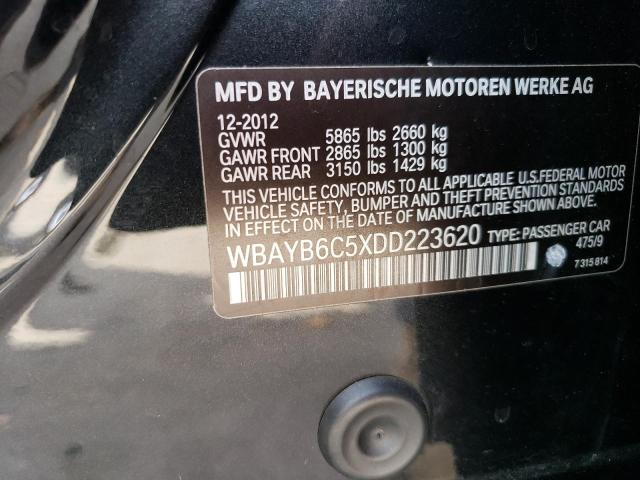 Photo 10 from auction – 2013 BMW 750 XI with VIN WBAYB6C5XDD223620