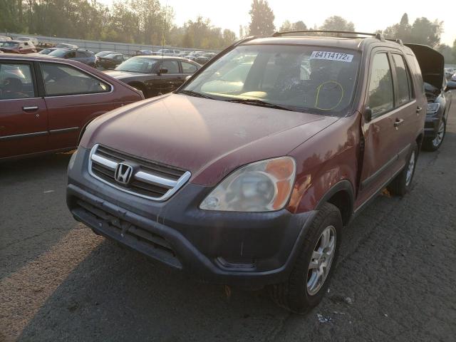 Photo 2 from auction – 2002 HONDA CR-V EX with VIN JHLRD78882C055427