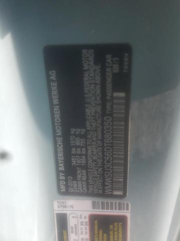 Photo 10 from auction – 2013 MINI COOPER with VIN WMWSU3C56DT680350
