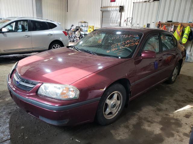 Photo 2 from auction – 2002 CHEVROLET IMPALA LS with VIN 2G1WH55K129265070