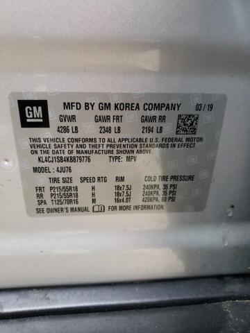 Photo 10 from auction – 2019 BUICK ENCORE SPO with VIN KL4CJ1SB4KB879776