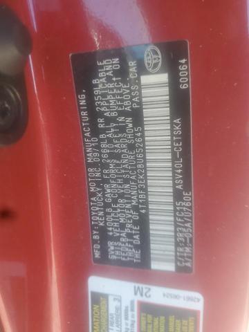 Foto 10 de la subasta – 2011 TOYOTA CAMRY BASE con VIN 4T1BF3EK2BU652645