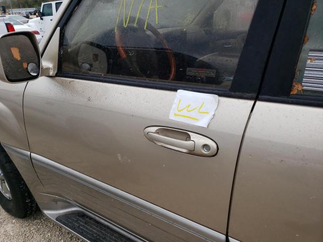 Photo 9 from auction – 2000 LEXUS LX 470 with VIN JT6HT00W6Y0085380