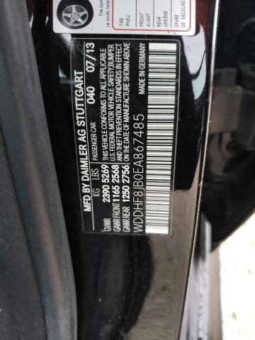 Photo 10 from auction – 2014 MERCEDES-BENZ E 350 4MAT with VIN WDDHF8JB0EA867485
