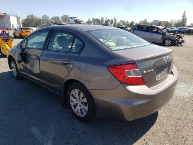 Photo 3 from auction – 2012 HONDA CIVIC LX with VIN 19XFB2F5XCE353649
