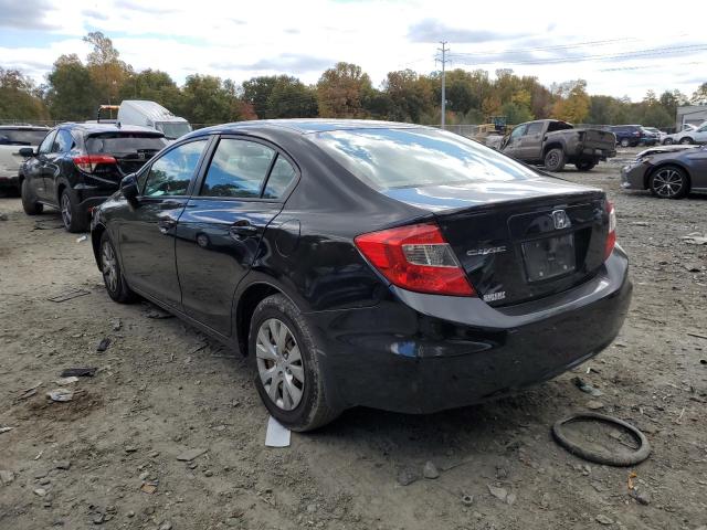Photo 3 from auction – 2012 HONDA CIVIC LX with VIN 19XFB2F57CE100627