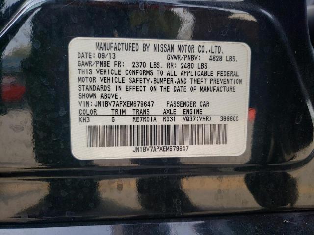Photo 10 from auction – 2014 INFINITI Q50 BASE with VIN JN1BV7APXEM679647