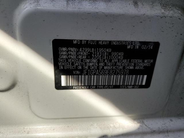 Фото 10 с аукциона – 2014 SUBARU IMPREZA SP с VIN JF1GPAS69E8275978