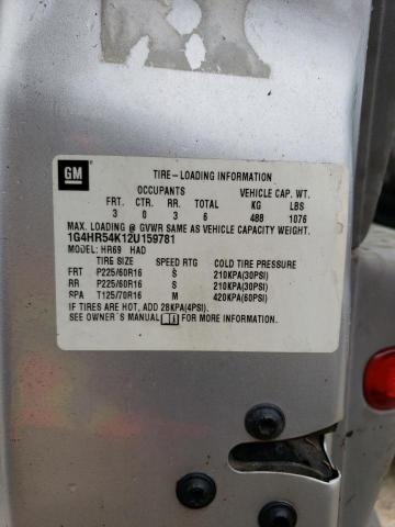 Photo 10 from auction – 2002 BUICK LESABRE LI with VIN 1G4HR54K12U159781