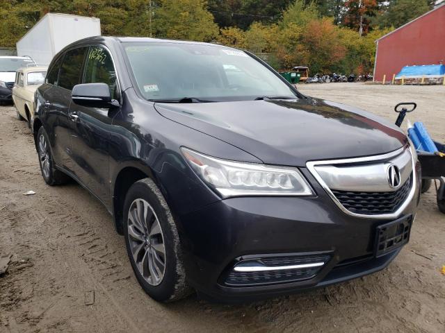 ACURA MDX TECHNO 2014 with VIN 5FRYD4H42EB004144 - Photo from auction