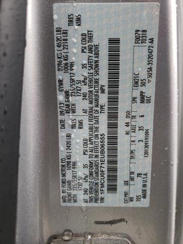 Photo 10 from auction – 2014 FORD ESCAPE S with VIN 1FMCU0F71EUB06555