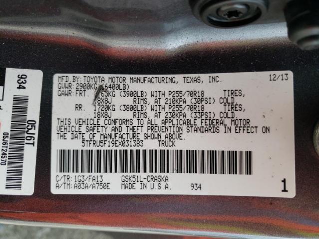 Photo 10 from auction – 2014 TOYOTA TUNDRA DOU with VIN 5TFRU5F19EX031383