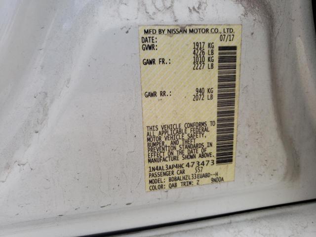 Photo 10 from auction – 2017 NISSAN ALTIMA 2.5 with VIN 1N4AL3AP4HC473473