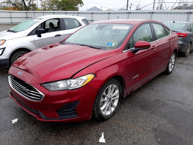 Photo 2 from auction – 2019 FORD FUSION SE with VIN 3FA6P0LU8KR131819