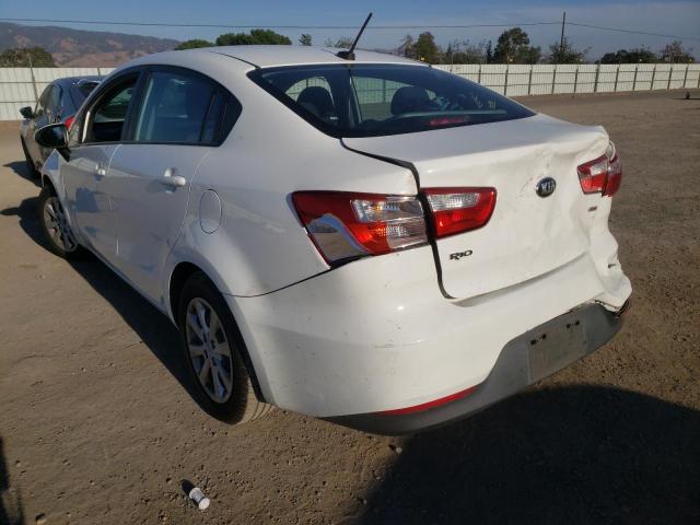 Photo 3 from auction – 2016 KIA RIO LX with VIN KNADM4A31G6612380