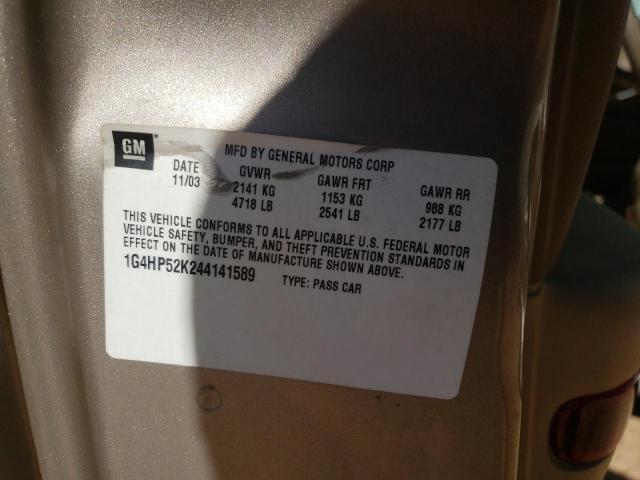 Photo 10 from auction – 2004 BUICK LESABRE CU with VIN 1G4HP52K244141589