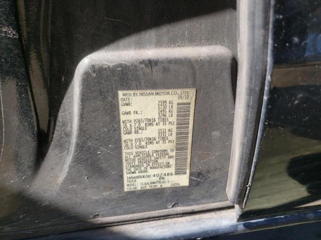 Photo 10 from auction – 2011 NISSAN FRONTIER S with VIN 1N6AD0ER2BC402486