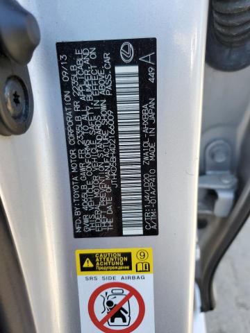 Photo 10 from auction – 2013 LEXUS CT 200 with VIN JTHKD5BH4D2166009