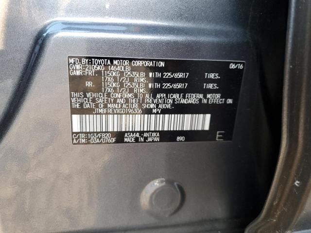 Photo 10 from auction – 2016 TOYOTA RAV4 LE with VIN JTMBFREVXGD196306