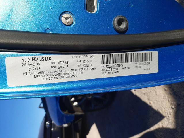 Photo 10 from auction – 2015 DODGE CHALLENGER with VIN 2C3CDZBT9FH869430