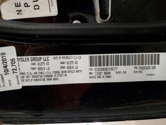 Photo 10 from auction – 2014 DODGE CHARGER SE with VIN 2C3CDXBG9EH193177