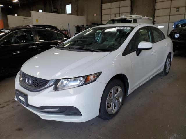 Photo 2 from auction – 2015 HONDA CIVIC LX with VIN 19XFB2F54FE029715