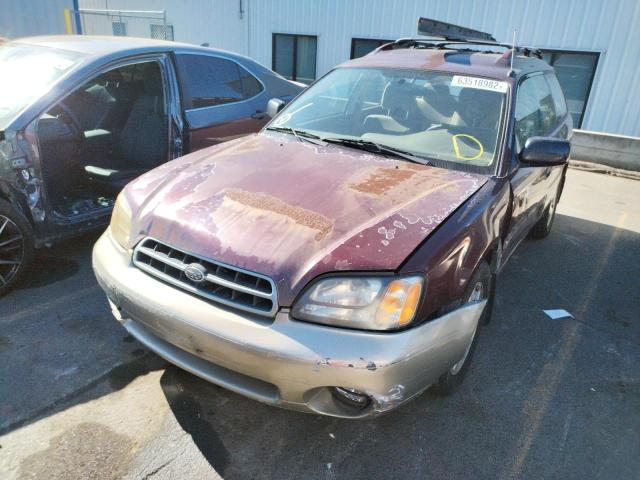 Photo 2 from auction – 2000 SUBARU LEGACY OUT with VIN 4S3BH6658Y6664742