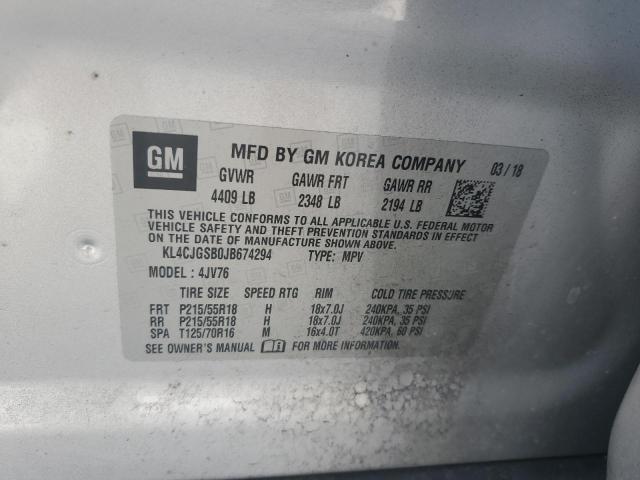 Photo 10 from auction – 2018 BUICK ENCORE ESS with VIN KL4CJGSB0JB674294